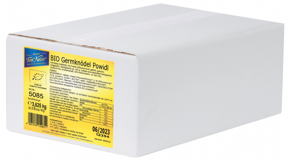 5085 Bio Germknödel Powidl