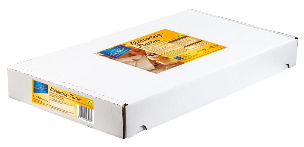 Blätterteig Platten 1x5 kg