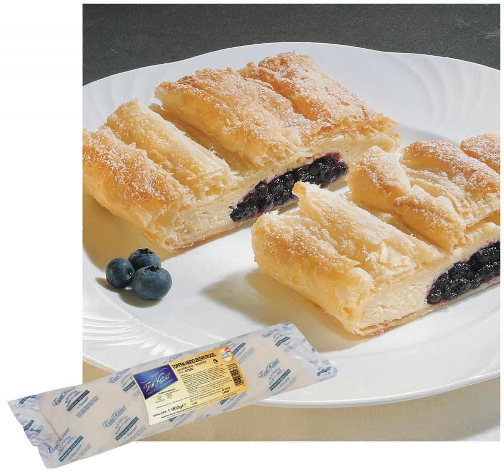 Heidelbeer-Topfen Strudel Blätterteig 10x1kg