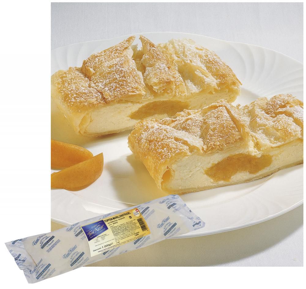 Marillen-Topfen Strudel Blätterteig 10x1 kg