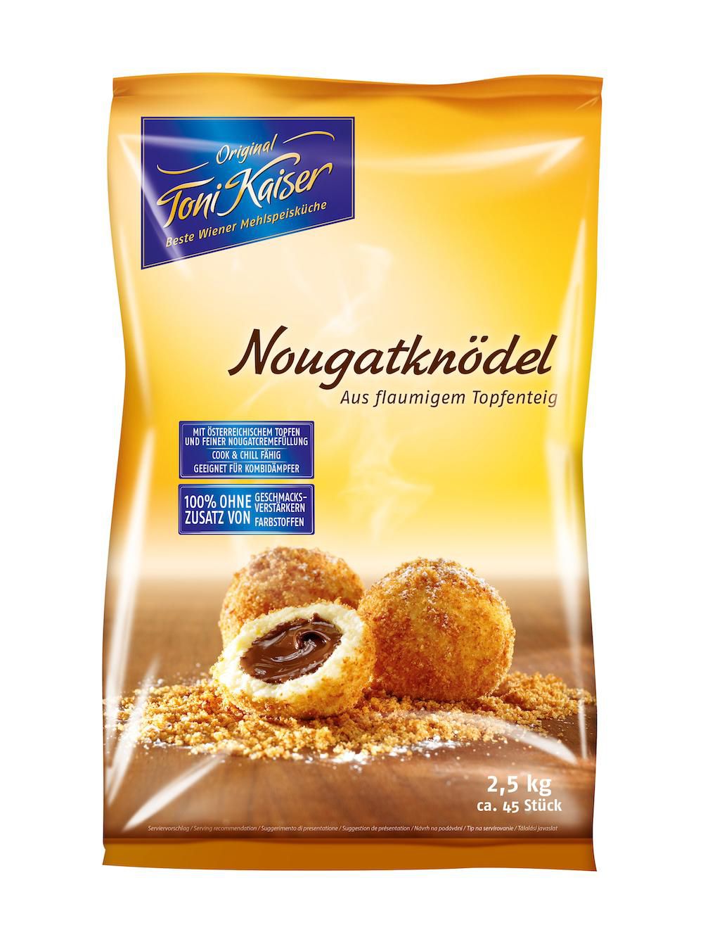 Nougatknödel 2x2,5 kg