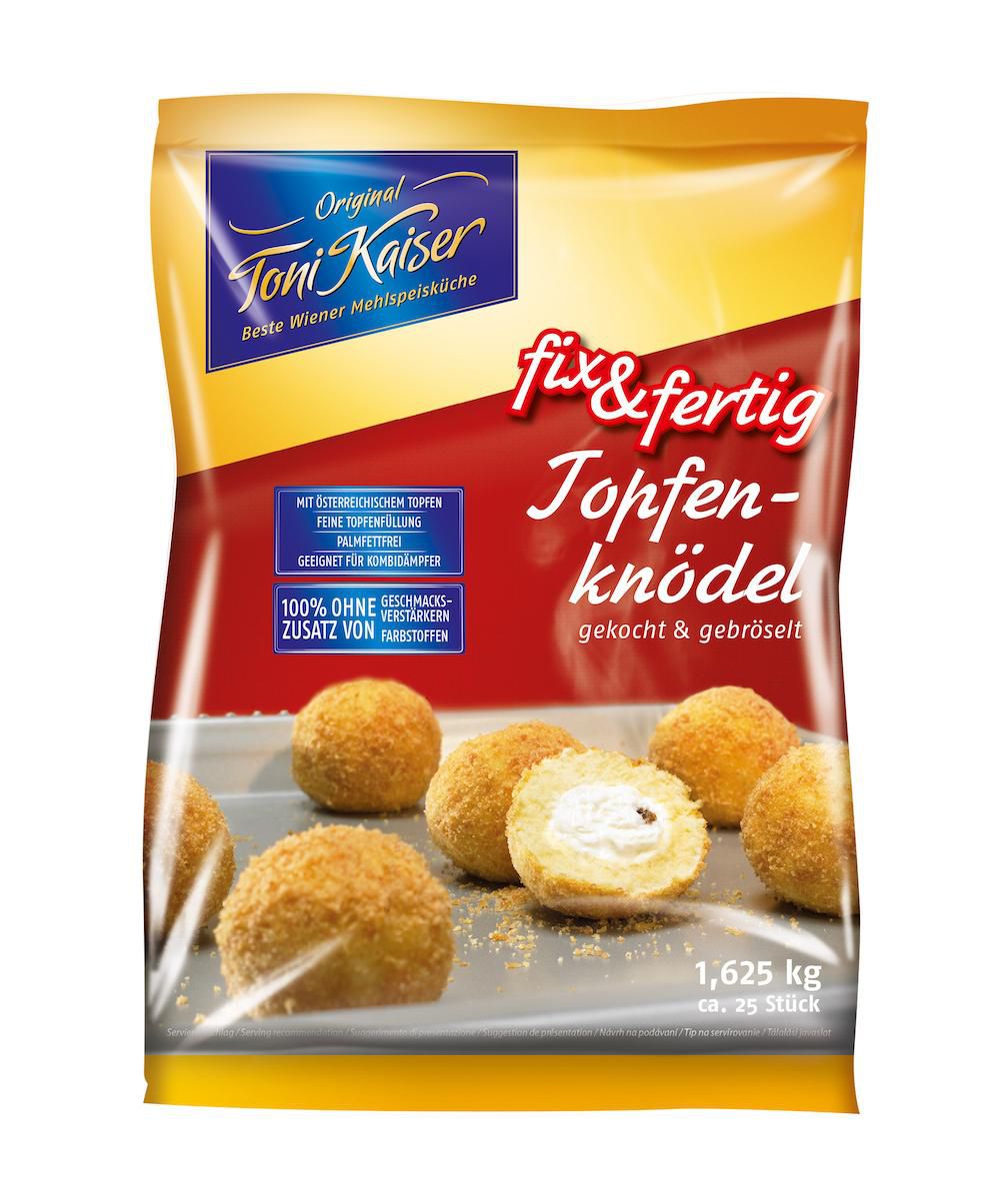 Topfenknödel gefüllt gebröselt 65 g