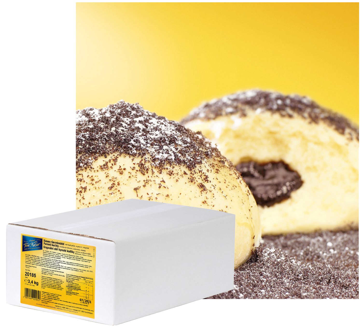 Riesen-Germknödel mit Powidlfülle 170 g 1x20 Stk