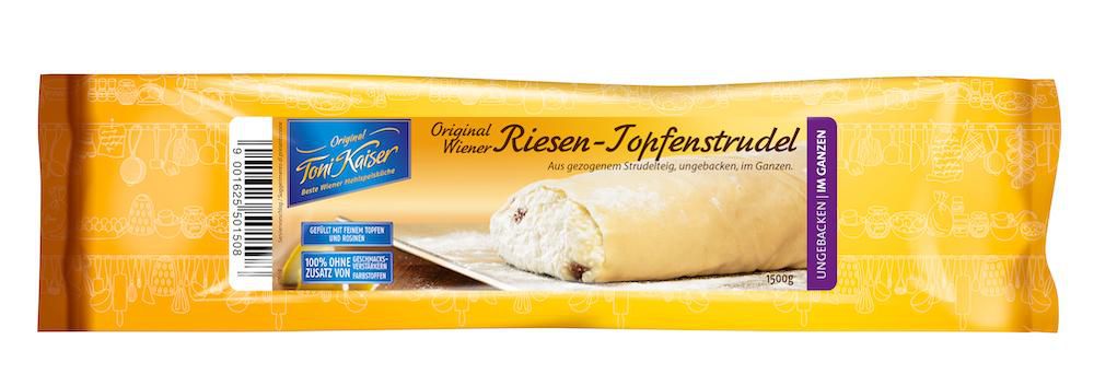 Riesen-Topfenstrudel ungebacken 5x1,5 kg