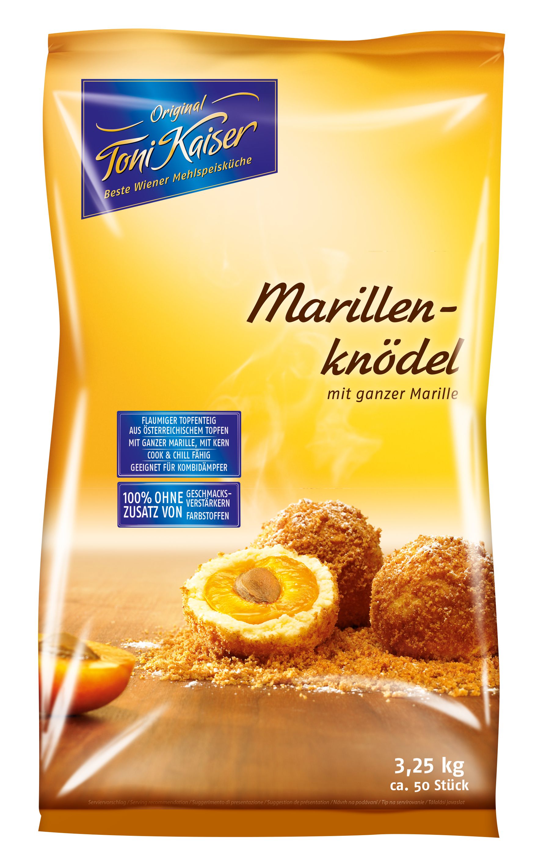 Marillenknödel 65 g 2x3,25 kg