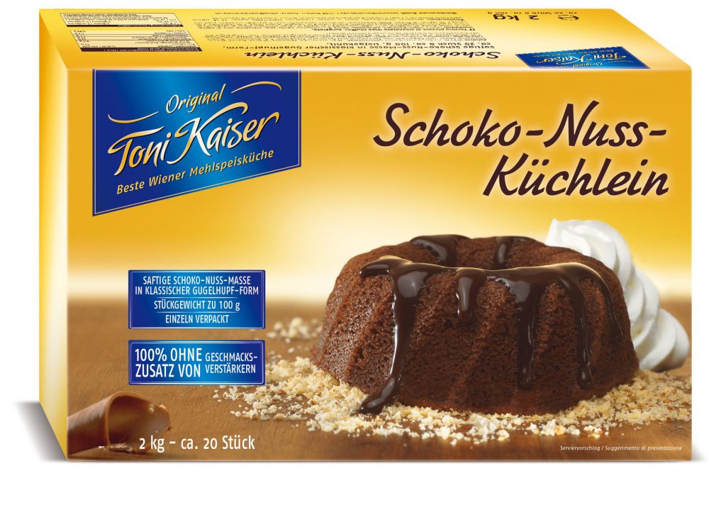 Schoko-Nuss-Küchlein 100 g 1x2 kg