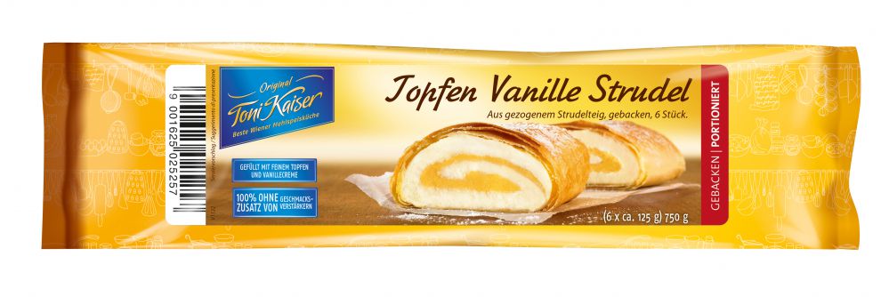 Topfen-Vanille-Strudel