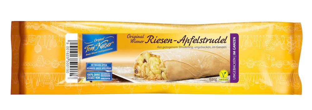 Riesen-Apfelstrudel ungebacken 5x1,5 kg